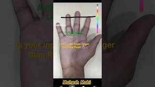 Is your index finger longer than ring finger  Jupiter vs Sun mount in hand shape [upl. by Chery]