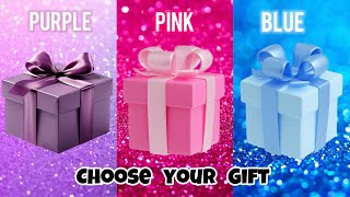 Choose your gift 🎁🤮💝3 gift box challenge 2 goodamp1bad  Purple  Pinkamp Gold giftboxchallenge [upl. by Mcwherter]