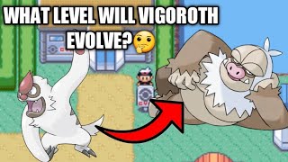 How to Evolve Vigoroth to Slaking on Pokemon RubySapphireEmerald [upl. by Einatsed]