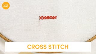 Cross Stitch  Embroidery Stitches [upl. by Eibbor]