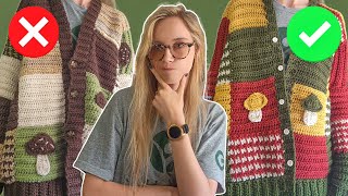 The RIGHT way to Crochet a Patchwork Cardigan Tutorial [upl. by Aber]