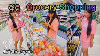 Grocery Shopping For A Week 🇱🇰🇯🇵🛒🛍️😍  අපිත් එක්ක බඩු ගන්න යමුLife In JapanDay Vlog Sinhala [upl. by Amara379]