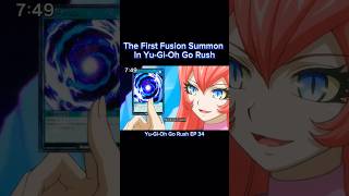 The First Fusion Summon in Go Rush yugioh anime [upl. by Granoff115]