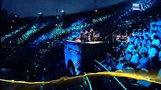 Il Volo singing quotUn amore cosi grandequot on Arena di Verona [upl. by Rodrigo]