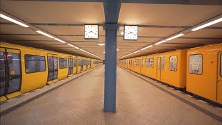 Germany Berlin UBahn ride from Tierpark to Friedrichsfelde [upl. by Yatnuahc480]