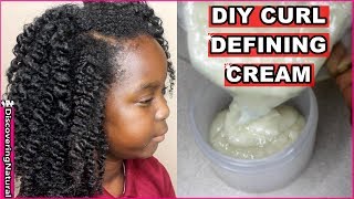 DIY Curl Defining Cream  Discovering Natural [upl. by Yhtuv]