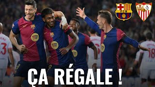 🚨 Le Barça écrase Séville 51  Le retour de GAVI [upl. by Mannes]