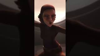 Barriss Offee vs Anakin Skywalker clone wars [upl. by Engamrahc665]