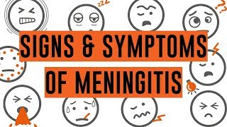 Meningitis Signs and Symptoms Infographic Visually Impaired Friendly  Meningitis Now [upl. by Etselec750]