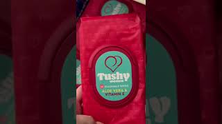 TUSHY WOMEN FLUSHABLE WIPES dollartree wipe shopping hygiene [upl. by Corbett]