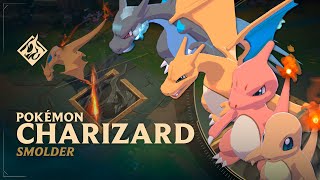 Charizard Smolder 🔥 Pokémon Edition 🔥 ​​RuneForge—LoL Custom Skins [upl. by Luelle]