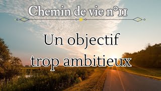 🌄chemin de vie 11résumé 2024 🔸un objectif trop ambitieux 🔸 [upl. by Alegnatal]