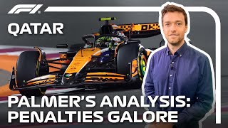 Breaking Down The Penalties In Qatar  Jolyon Palmer’s F1 TV Analysis  Workday [upl. by Corydon]