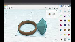 Diamond Ring in Tinkercad [upl. by Jon]