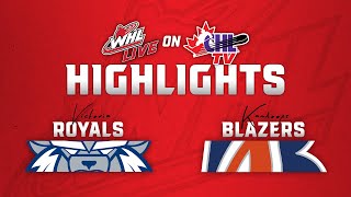 Victoria Royals at Kamloops Blazers 1022  WHL Highlights 202425 [upl. by Mavilia305]