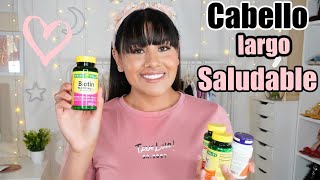 Las mejores vitaminas para tener un cabello largo y saludable  cuidado del cabello [upl. by Aikrahs]