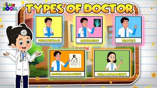 Doctor Checkup  Type of Doctors  Kids Vocabulary  PunToon Classroom [upl. by Ynamrej]