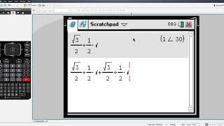 How to use Rectangular and Polar Coordinates with your TINspire [upl. by Gambrell]