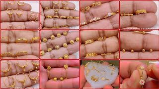 21k new gold kaner ring design  রাফিউজের জন্য কানের রিং দুল ডিজাইন ও দাম  gold ring ear ring [upl. by Bloxberg]