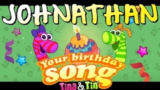 TinaampTin Happy Birthday JOHNATHAN Personalized Songs For Kids PersonalizedSongs [upl. by Kern]