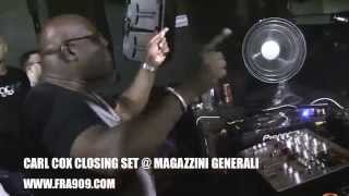 CARL COX CLOSING SET  MAGAZZINI GENERALI MILANO HQ [upl. by Ilahtan]