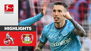 Grimaldo Strikes As B04 Go 10 Clear  1 FC Köln  Bayer Leverkusen 02  Highlights MD24 – BL 2324 [upl. by Woodcock]