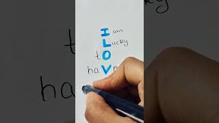 I Love U full form Friends love❤ 🥰 Subscribe the channel drawing friends trending viral [upl. by Dnomhcir]