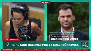 quotNo estamos de acuerdo con privatizar empresas como YPF Banco Nación ni ARSATquot Juan Manuel López [upl. by Chew451]