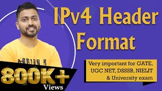 Lec53 IPv4 Header Format – All Fields Explained in Hindi  Computer Networks [upl. by Mafalda381]