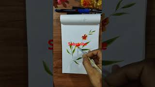 how to paint simple painting easy drawing creative art [upl. by Ynnaffit]