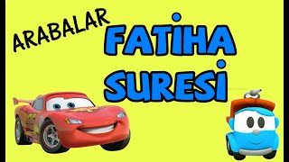 çocuklar için  arabalı çizgi film ile fatiha suresiezberleme videosu [upl. by Arabela]