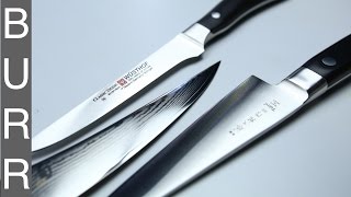 Japanese vs German Boning Knives [upl. by Olenolin]