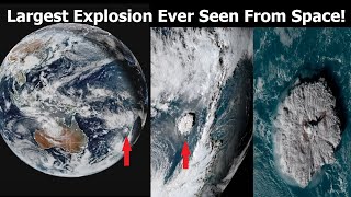 Volcanic Eruption May Be Biggest Ever Seen From Space [upl. by Reinert]