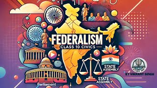 FederalismPart 1  Class 10th Civics  ncert class10thcivics federalisfederalist t [upl. by Whipple]