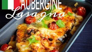 How to make Lasagne Aubergine amp bacon  Me fat [upl. by Marinna694]