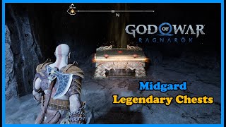 God Of War Ragnarök Midgard Legendary Chest Locations [upl. by Tiebout]