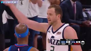 Joe Ingles vs Paul George INTENSE Duel WCR1 Game 4 PG With 32 Joe With 20  FreeDawkins [upl. by Ede]