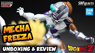 MECHA FREEZA SH Figuarts Dragon Ball Z Bandai Unboxing e Review BR [upl. by Beuthel]