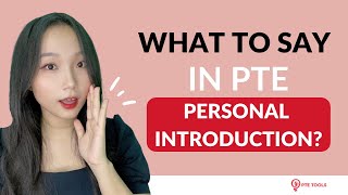 PTE PERSONAL INTRODUCTION  DON’T SKIP THIS PART  PTETOOLS [upl. by Gerianna]