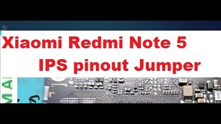 Xiaomi Redmi Note 5 ISP Pinout Jumper Ways Format FRP Boot Repairing By GSM Free Equipment [upl. by Alice]