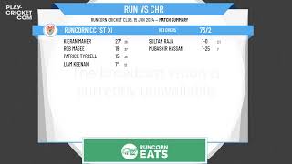 Runcorn CC 1st XI v Christleton CC 1st XI [upl. by Tiloine929]