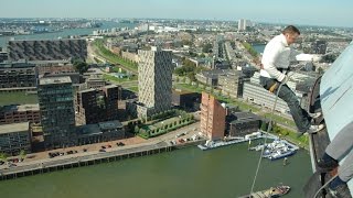 Abseilen Euromast Rotterdam [upl. by Yrian]