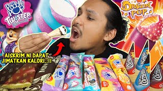 aiskrim terbaru yang sedap bawah RM3 mukbang malaysia PADDLE POP TWISTER MERMAID DRAGONPOP MAGNUM [upl. by Zitvaa]