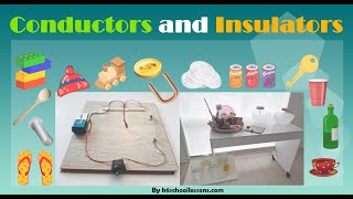 Conductors and Insulators  Examples of Conductors and Insulators [upl. by Enelaj]