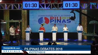 FULL VIDEO Pilipinas Debates 2016 in Cagayan De Oro [upl. by Dnalevets342]