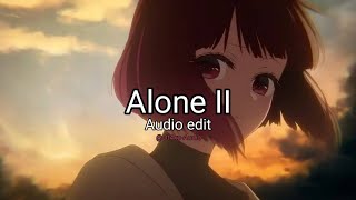 Alone pt2  Alan walker ftAva max Audio edit [upl. by Gora]