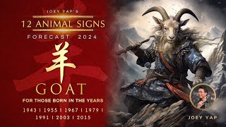 2024 Animal Signs Forecast Goat Joey Yap [upl. by Schiffman949]