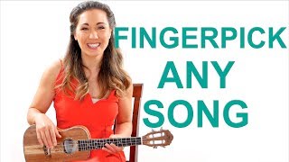 Fingerpick Any Song on the Ukulele for Beginners  Easy Fingerpicking Exercises [upl. by Midis619]