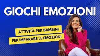 Giochi e attività sulle emozioni per i bambini [upl. by Gnehc]