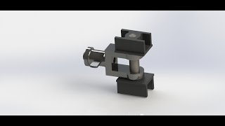 steam engine cross head in Solidworks [upl. by Onaivlis408]